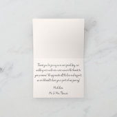 Carte De Remerciements Quirky Whimsical Main Drawn Doodle Chaussures Mari (Intérieur)