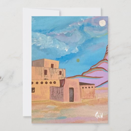 CARTE DE REMERCIEMENTS R.C. GORMAN HOME (Devant)