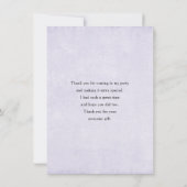 Carte De Remerciements Rabbit Surrounded by Pastel Flowers Cute (Dos)