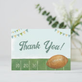 Carte De Remerciements Racine de l'année Football (Debout devant)