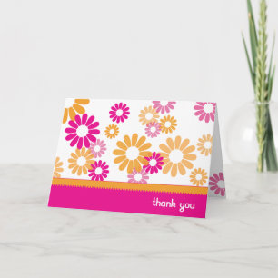 Carte De Remerciements Radio Daisies Thank