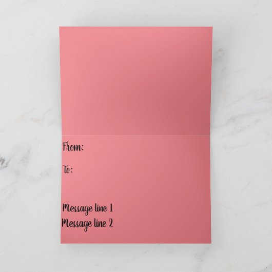 Carte de remerciements Rainbow (Intérieur)