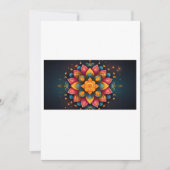 Carte De Remerciements Rangoli (Devant)