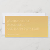 Carte De Remerciements Rat Année 2020 fruits Élégant Monogramme Souhaits  (Dos)