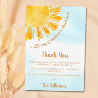 Ray of Sunshine Baby shower