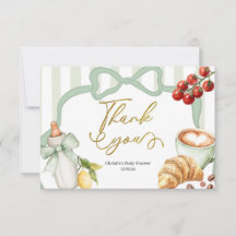 Rayures de Coquette Vert Sauge Italie Ciao Bébé