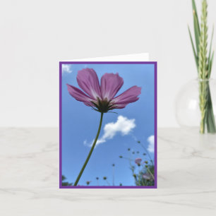 Carte De Remerciements Reach For the Sky Flower Note Card