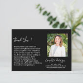 Carte De Remerciements Réalisateur Agent immobilier Référencement & (Debout devant)