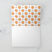 Carte De Remerciements Réception de mariage avec Spritz Aperol rose moder (Intérieur)