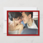 Carte De Remerciements Rectangle classique 'Xie Xie' Mariage chinois mode (Dos)