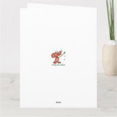 Carte De Remerciements Red Fox Animal Autumn Fall Trees Thanks Volunteer (Dos)