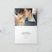 Carte De Remerciements Red Knot Double Happy Mariage chinois d'or (Intérieur)