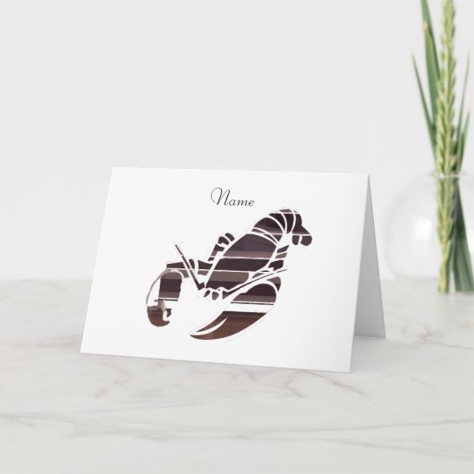 Carte De Remerciements Red Maine Lobsters Thunder_Cove (Devant)