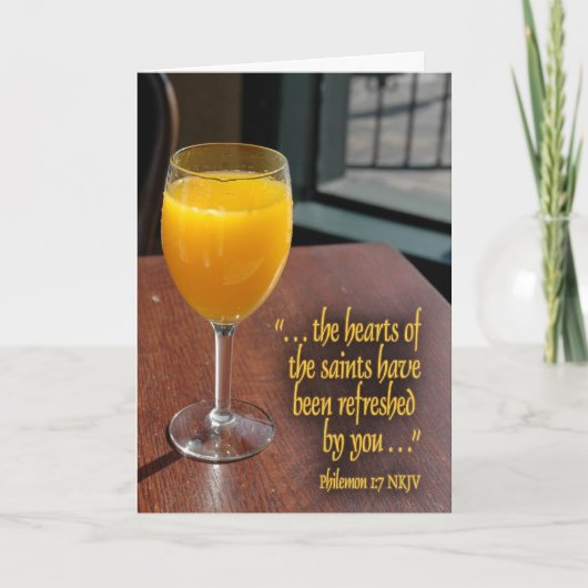 Carte De Remerciements Refresh Thank You Greeting Card (Devant)