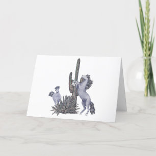 Carte De Remerciements Refroidissez l'appel sous la lune argentée