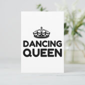 CARTE DE REMERCIEMENTS REINE DANSANTE (Debout devant)