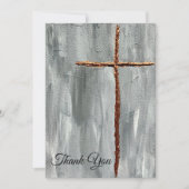 Carte de remerciements religieuse (Devant)