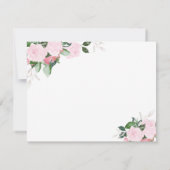 Carte de remerciements religieux de tableau floral (Dos)