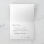 Carte De Remerciements Remarques de remerciement d'Hippo (Intérieur)