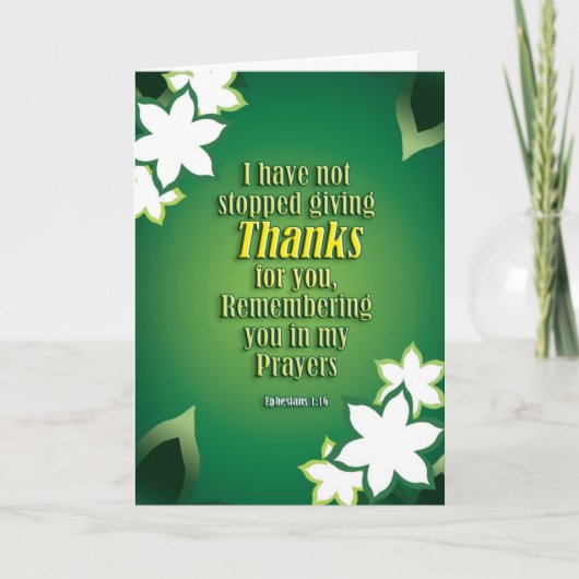 Carte De Remerciements Remercie 4U (Devant)