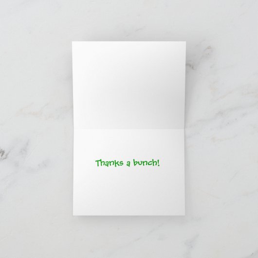Carte De Remerciements Remercie un groupe ! (Intérieur)