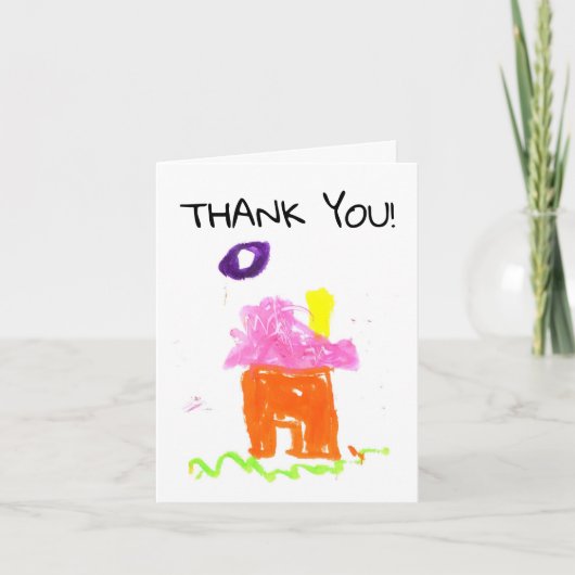 Carte De Remerciements Remerciement à un client de l'immobilier pour une (Devant)