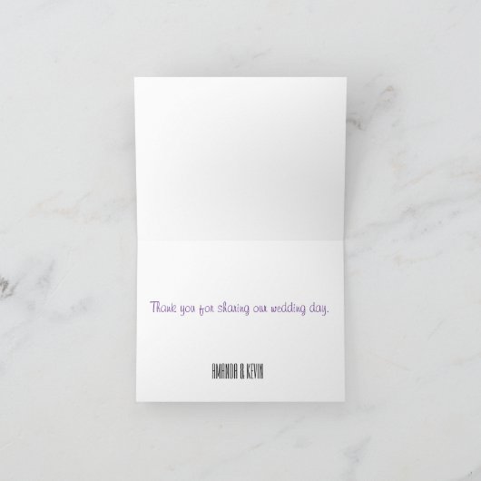 Carte De Remerciements Remerciement Arc-en-ciel Psychedelique en Spirale (Intérieur)