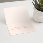 Carte De Remerciements Remerciement de Baby Shower Floral Aquarelle Rose