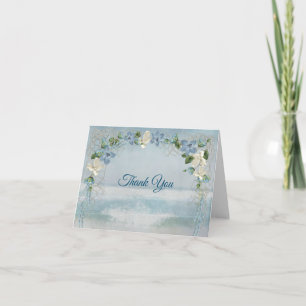 Carte De Remerciements Remerciement de Baby Shower Nautique à l'aquarelle