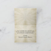 Carte De Remerciements Remerciement de campagne vintage (Intérieur)