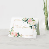 Carte De Remerciements Remerciement de Demoiselle d'Honneur Géométrique V (Devant)