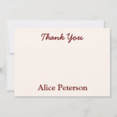 Carte De Remerciements Remerciement de Fête de Mariage Rétro Groovy Hippi (Devant)