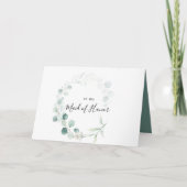 Carte De Remerciements Remerciement de mariage de la fête nuptiale de l'e (Devant)