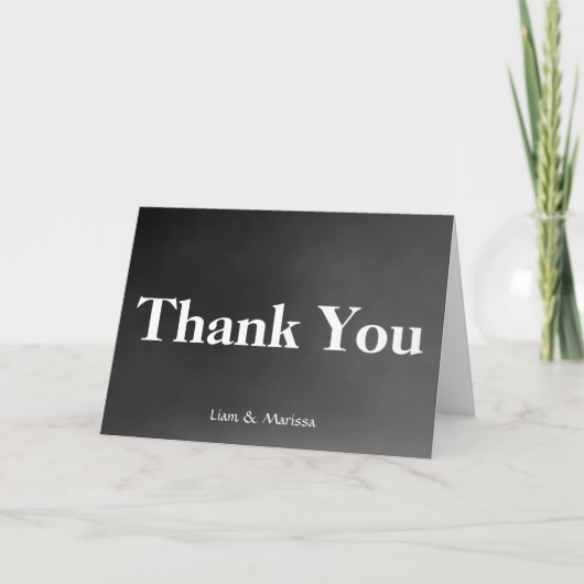 Carte De Remerciements Remerciement de mariage doux Tropical (Devant)