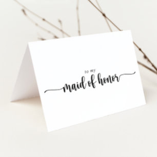 Carte De Remerciements Remerciement de Mariage Minimaliste Calligraphie