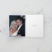 Carte De Remerciements Remerciement de mariage moderne avec éclaboussure  (Intérieur)