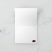 Carte De Remerciements Remerciement de mariage porte en fer Gothique Rose (Intérieur)