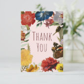 Carte De Remerciements Remerciement floral (Debout devant)