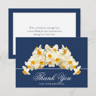 Carte De Remerciements Remerciement floral de jonquilles délicates de pri