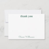 Carte De Remerciements Remerciement personnalisé de Baby Shower Vintage B (Devant)