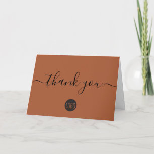Carte De Remerciements Remerciement personnalisé pour client de l'entrepr