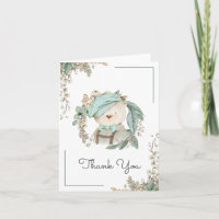 Remerciement pour Baby Shower Ourson Mignon