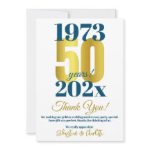 Remerciement pour fête d'anniversaire de mariage d