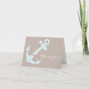 Carte De Remerciements Remerciement pour un mariage sur la plage avec une