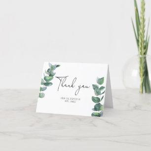 Carte De Remerciements Remerciement pour une baby shower de mariage avec 