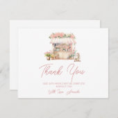 Carte De Remerciements Remerciement pour une Baby Shower Elle est Fraîche (Devant / Derrière)