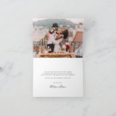 Carte De Remerciements Remerciement Romantique Rougir (Intérieur)