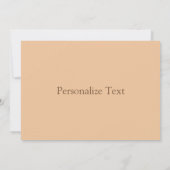 Carte De Remerciements Remerciement rustique élégant (Dos)