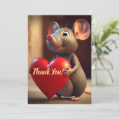 Carte De Remerciements Remerciements! (Debout devant)