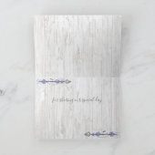 Carte De Remerciements Remerciements | Bébé Bleu Douche Boho Chic Teepee (Intérieur)